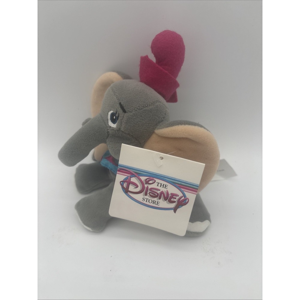 Nwt Vintage Disney Store Dumbo Mini Bean Bag Plush 8‎ inch - Picture 2 of 5